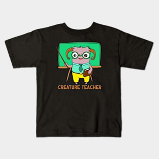 Creature Teacher Kids T-Shirt